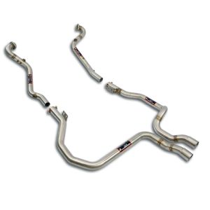 Supersprint Downpipe right + leftErsetzt den Primär- und  Sekundär-Kat (-Kat-Entfall-) fits for MERCEDES W163 ML 350 V6 02 -> 05