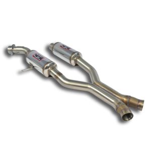 Supersprint Mittelschalldämpfer + X-Pipe passend für MERCEDES W164 ML 500 V8 (5.5i) 2007 - 2011