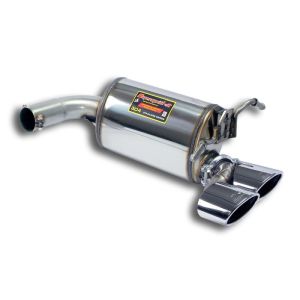Supersprint Rear exhaust Right -Racing- 120x80(AMG style) fits for MERCEDES C207 E 500 / E 550 Coupè (4.7i V8 Bi-Turbo) 2011 -> 2013