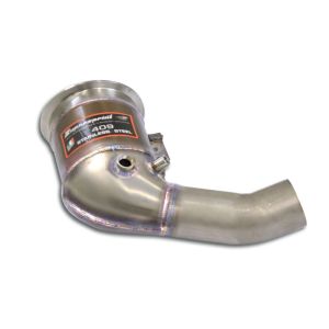 Supersprint Downpipe Links + Sport Metallkatalysator(GPF-Entfall) passend für PORSCHE 992 Turbo S Convertible (3.8L - 650 PS - Modelle mit GPF) 2020 -> (mit klappe)