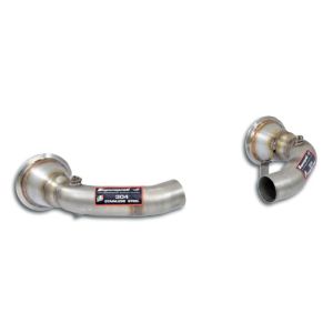 Supersprint Downpipe right + left(Kat. Entfall) fits for PORSCHE 992 Turbo S Coupè (3.8L - 650 PS) 2020 -> (mit klappe)