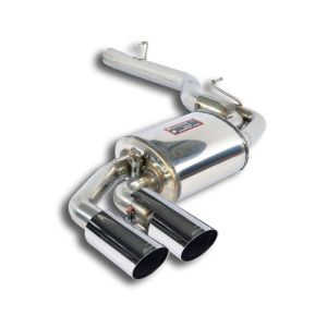 Supersprint Rear exhaust OO80 -Race Tips- fits for BMW F26 X4 20i xDrive 2.0i Turbo (184 Hp) 2014 -