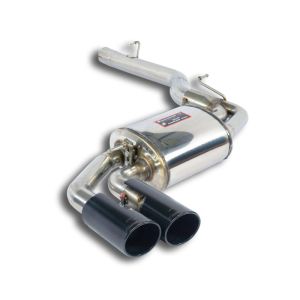 Supersprint Rear exhaust OO80 -Black- fits for BMW F26 X4 20i xDrive 2.0i Turbo (184 Hp) 2014 -