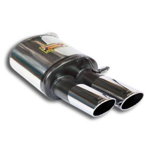 Supersprint Rear exhaust Left 100x75 fits for AUDI A6 C7 4G Quattro 3.0 TDI V6 (320 - 326 PS) 2015 -