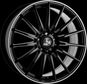 ULTRA UA4 black / rim polished Felge 8,5Jx19 - 19 Zoll 5x112 Lochkreis
