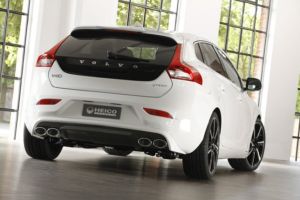 HEICO SPORTIV rear skirt with diffusor-optic fits for Volvo S40/V40
