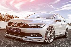 JMS Frontlippe für Modelle ohne R-Line mit integriertem Diffusor passend für VW Passat 3C B8