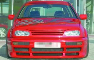 Rieger Scheinwerfergrill Golf III ohne Emblem passend für VW Golf 3/Vento