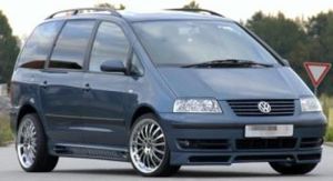 Rieger front lip spoiler  fits for VW Sharan