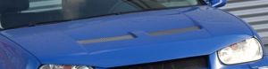 JMS Motorhaube Racelook incl. Entlüftung und böser Blick passend für VW Golf 3/Vento