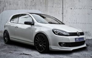 JMS Frontlippe Racelook Exclusiv Line passend für VW Golf 6