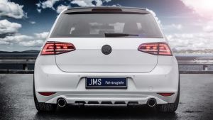 JMS Heckdiffusor für links/rechts Auspuff max. 90mm Endrohre passend für VW Golf 7