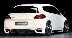 Rieger rear apron for double end pipe left  fits for VW Scirocco 3