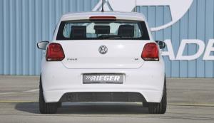 Rieger rear apron for sport end pipe left  fits for VW Polo 6R