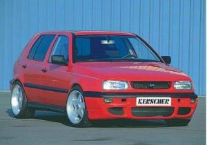 Kerscher Frontbumper Extension KRS Golf III  fits for VW Golf 3/Vento