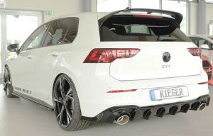 Rieger rear diffuser SG CS fits for VW Golf 8