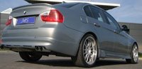 JMS rear apron sedan/estate for 2-pipe and 4-pipe exhaust systems fits for BMW E90 / E91