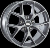 BBS SR himalaya-grau matt Felge 7x16 - 16 Zoll 5x120 Lochkreis