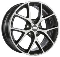 BBS SR vulcano grau dia Felge 7,5x17 - 17 Zoll 5x114,3 Lochkreis
