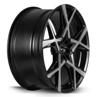 BARRACUDA PROJECT X Black brushed Surface Wheel 10x22 - 22 inch 5x114,3 bolt circle