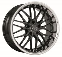 BARRACUDA VOLTEC T6 Higloss black inox lip Felge 7x17 - 17 Zoll 4x100 Lochkreis