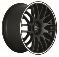 BARRACUDA KARIZZMA Mattblack Puresports / Color Trim weiss Felge 10,5x20 - 20 Zoll 5x120 Lochkreis