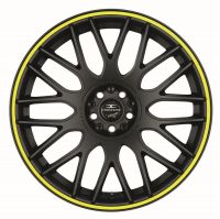 BARRACUDA KARIZZMA PureSports / Color Trim gelb Felge 9,5x19 - 19 Zoll 5x110 Lochkreis