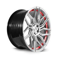 BARRACUDA DRAGOON Silver undercut Trimline red Felge 8,5x20 - 20 Zoll 5x110 Lochkreis