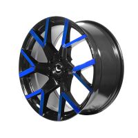BARRACUDA TZUNAMEE EVO Black gloss Flashblue Felge 8x18 - 18 Zoll 5x100 Lochkreis