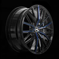 BARRACUDA PROJECT 3.0 Black gloss Flashblue Felge 10x20 - 20 Zoll 5x110 Lochkreis