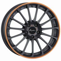 Breyton Magic CW Matt Grey with Orange Anodized Lip Felge 7,5 X 18 - 18 Zoll 4x100 Lochkreis