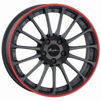 Breyton Magic CW Matt Grey with Red Anodized Lip Felge 8,5 X 19 - 19 Zoll 5x112 Lochkreis