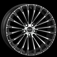 Breyton Race LS 2 Matt Black Polished Face Felge 10,0x22 - 22 Zoll 5x112 Lochkreis