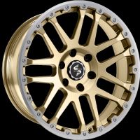 Etabeta COMBAT CV Gold matt lip + cap pol. Felge 8x18 - 18 Zoll 5x160 Lochkreis