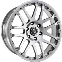 Etabeta COMBAT CV Silver matt lip + cap pol. Felge 8x18 - 18 Zoll 5x160 Lochkreis