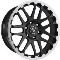 Etabeta COMBAT Black matt lip + cap pol. Felge 8x18 - 18 Zoll 5x160 Lochkreis