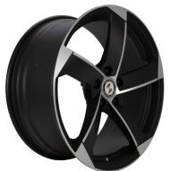 Etabeta MAGIC schwarz matt poliert Felge 8,5x20 - 20 Zoll 5x108 Lochkreis