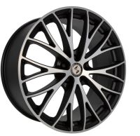 Etabeta Piuma schwarz matt poliert Felge 8x18 - 18 Zoll 5x115 Lochkreis