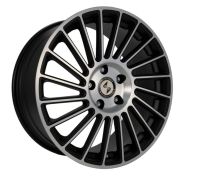 Etabeta Venti-R schwarz matt poliert Felge 8,5x20 - 20 Zoll 5x115 Lochkreis