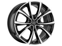 MSW 27 T GLOSS BLACK FULL POLISHED Wheel 9,5x20 - 20 inch 5x114,3 bold circle