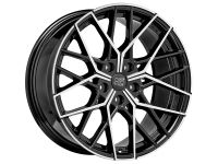 MSW 74 GLOSS BLACK FULL POLISHED Felge 8,5x18 - 18 Zoll 5x114,3 Lochkreis