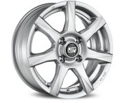 MSW 77 FULL SILVER Wheel 7,5x17 - 17 inch 5x112 bold circle