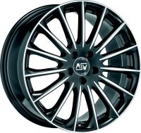 MSW 30 GLOSS BLACK F. POL. Felge 7,5x17 - 17 Zoll 5x114,3 Lochkreis