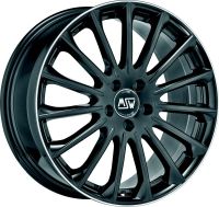 MSW 30 GLOSS BLACK DIAM.LIP Felge 7,5x17 - 17 Zoll 5x112 Lochkreis