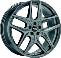 MSW 40 GLOSS GUN METAL Felge 7x17 - 17 Zoll 5x114,3 Lochkreis