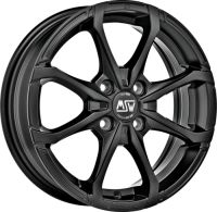 MSW X4 MATT BLACK Felge 5,5x14 - 14 Zoll 4x100 Lochkreis