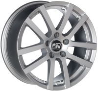 MSW 22 Silber Felge 8x17 - 17 Zoll 5x114,3 Lochkreis