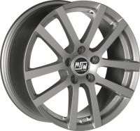MSW 22 grau silber Felge 5,5x14 - 14 Zoll 4x100 Lochkreis