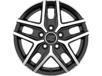 MSW 40 VAN GLOSS BLACK FULL POLISHED Felge 6,5x16 - 16 Zoll 5x160 Lochkreis