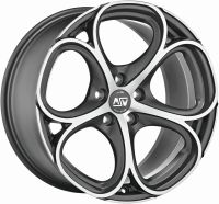 MSW 82 GUN METAL POLIERT Wheel 8x18 - 18 inch 5x100 bold circle
